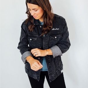 Walk In Love - 🖤 Black Jean Jacket